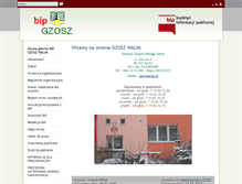 Tablet Screenshot of gzosz.walim.pl