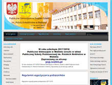 Tablet Screenshot of gim.walim.pl